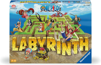 Ravensburger - Labirinto One Piece | Gioco Da Tavolo Per Tutta la Famiglia | 2-4 Giocatori | Idea Regalo Per Bambini 7 Anni | Edizione in Italiano