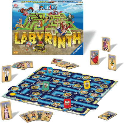 Ravensburger - Labirinto One Piece | Gioco Da Tavolo Per Tutta la Famiglia | 2-4 Giocatori | Idea Regalo Per Bambini 7 Anni | Edizione in Italiano