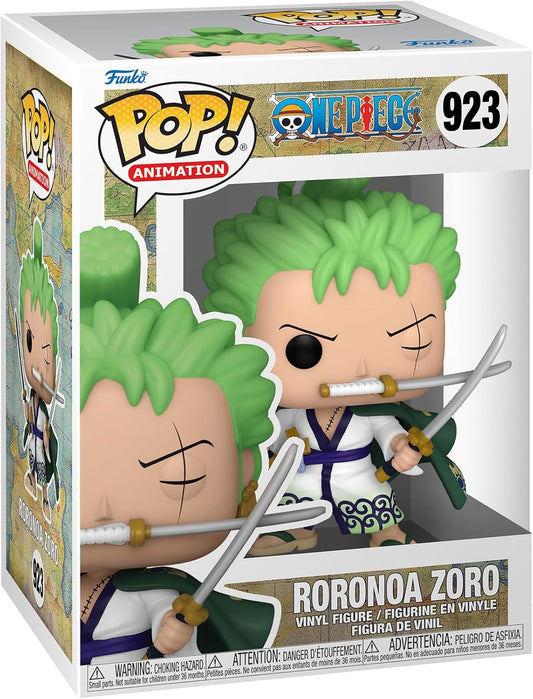 Funko Pop! Animation: One Piece - Roronoa Zoro- Figura in Vinile da Collezione - Idea Regalo - Merchandising Ufficiale - Giocattoli per Bambini e Adulti - Anime Fans